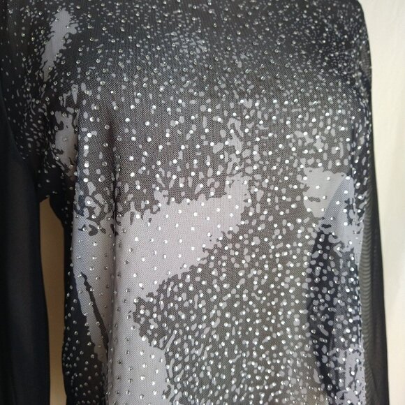 🥰❤️NEW LISTING ❤️🥰 Generation K Sheer Black Crop Top - Picture 6 of 13